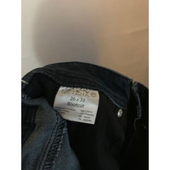 Phistic Denim 28x33 Women's Dark Wash Bootcut Jean - Picture 4 of 5